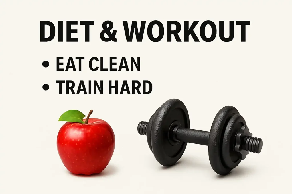 scaled-down workout/diet visual for inspiration
